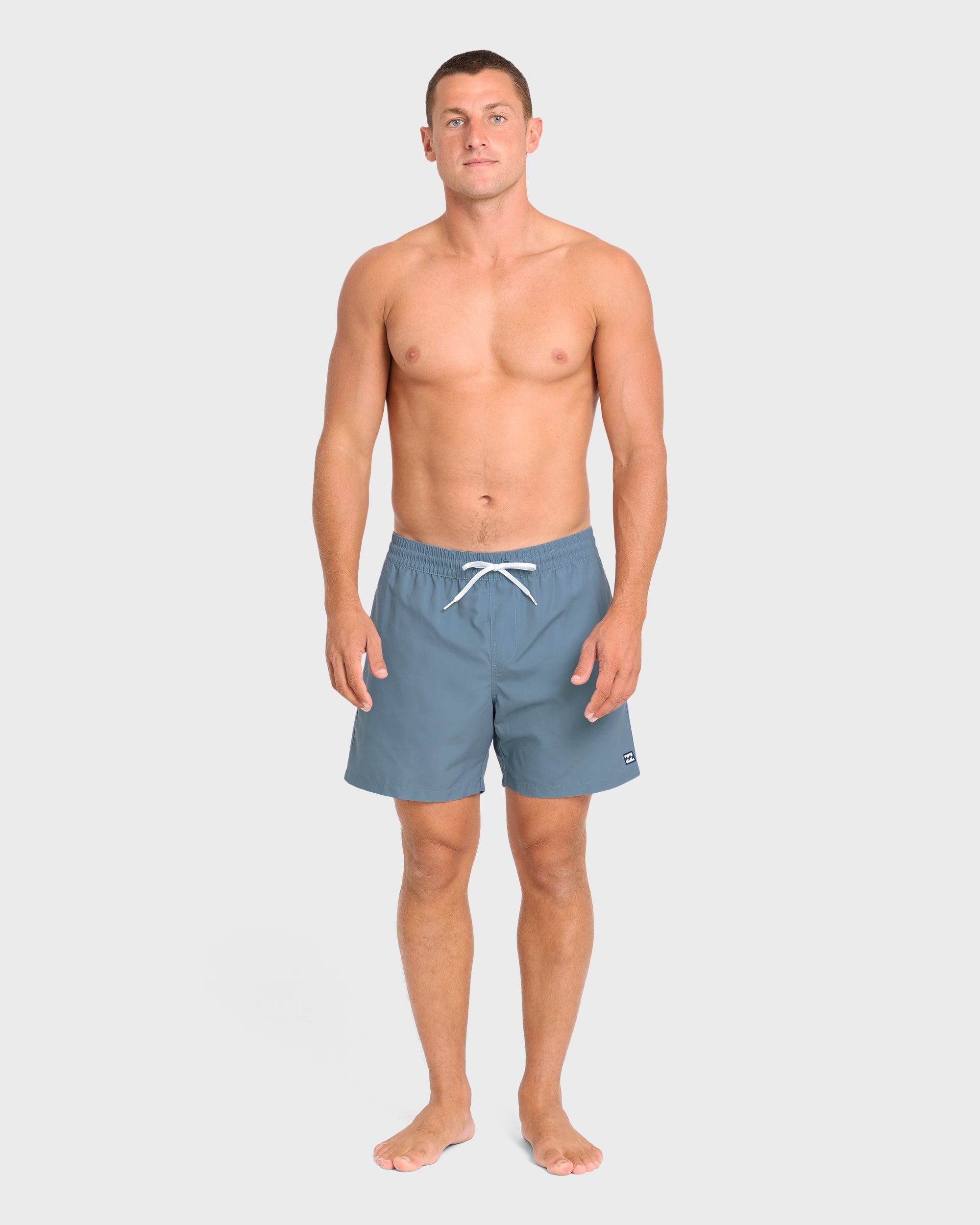All Day Laybacks 16 Swim Trunks - China Blue