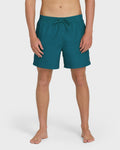 All Day Laybacks 16 Trunks - Tropical Teal