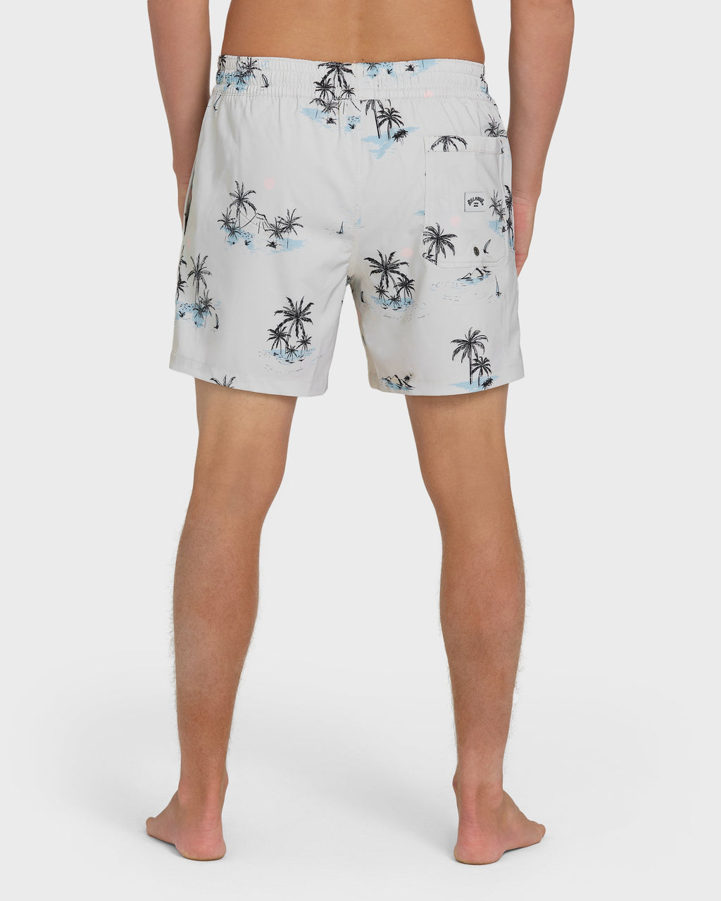 Lineup Laybacks 16 Trunks - Fog Gray
