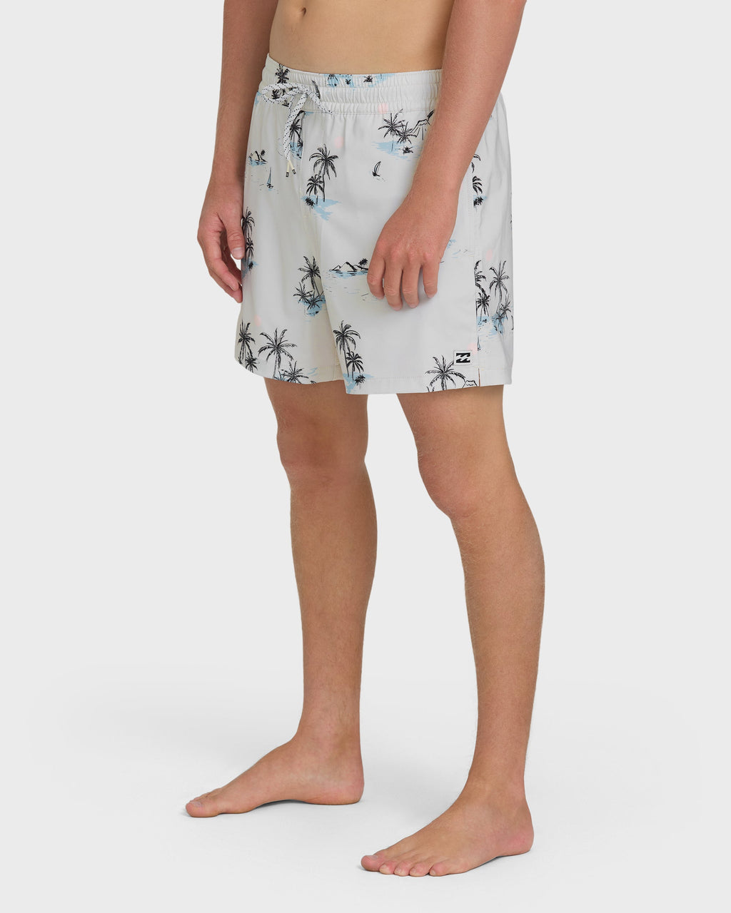 Lineup Laybacks 16 Trunks - Fog Gray