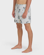 Lineup Laybacks 16 Trunks - Fog Gray