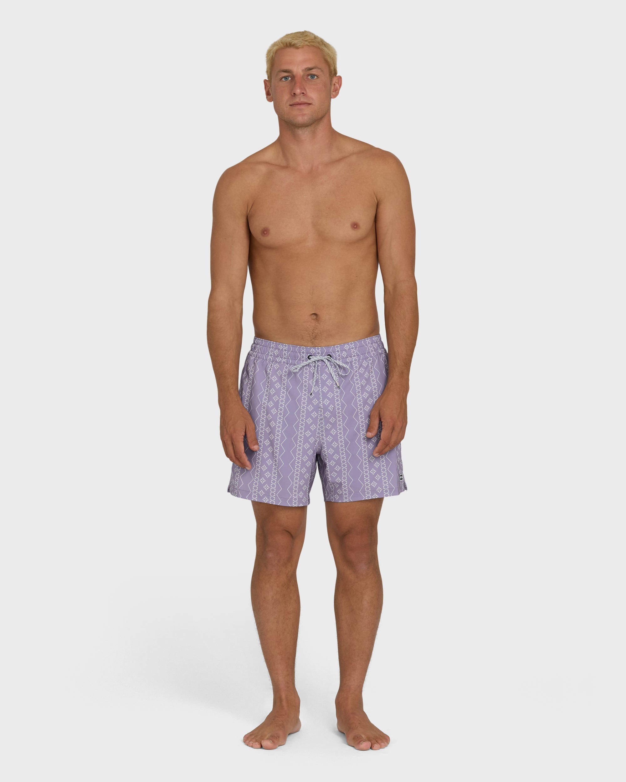 Lineup Laybacks 16 Trunks - Purple Ash