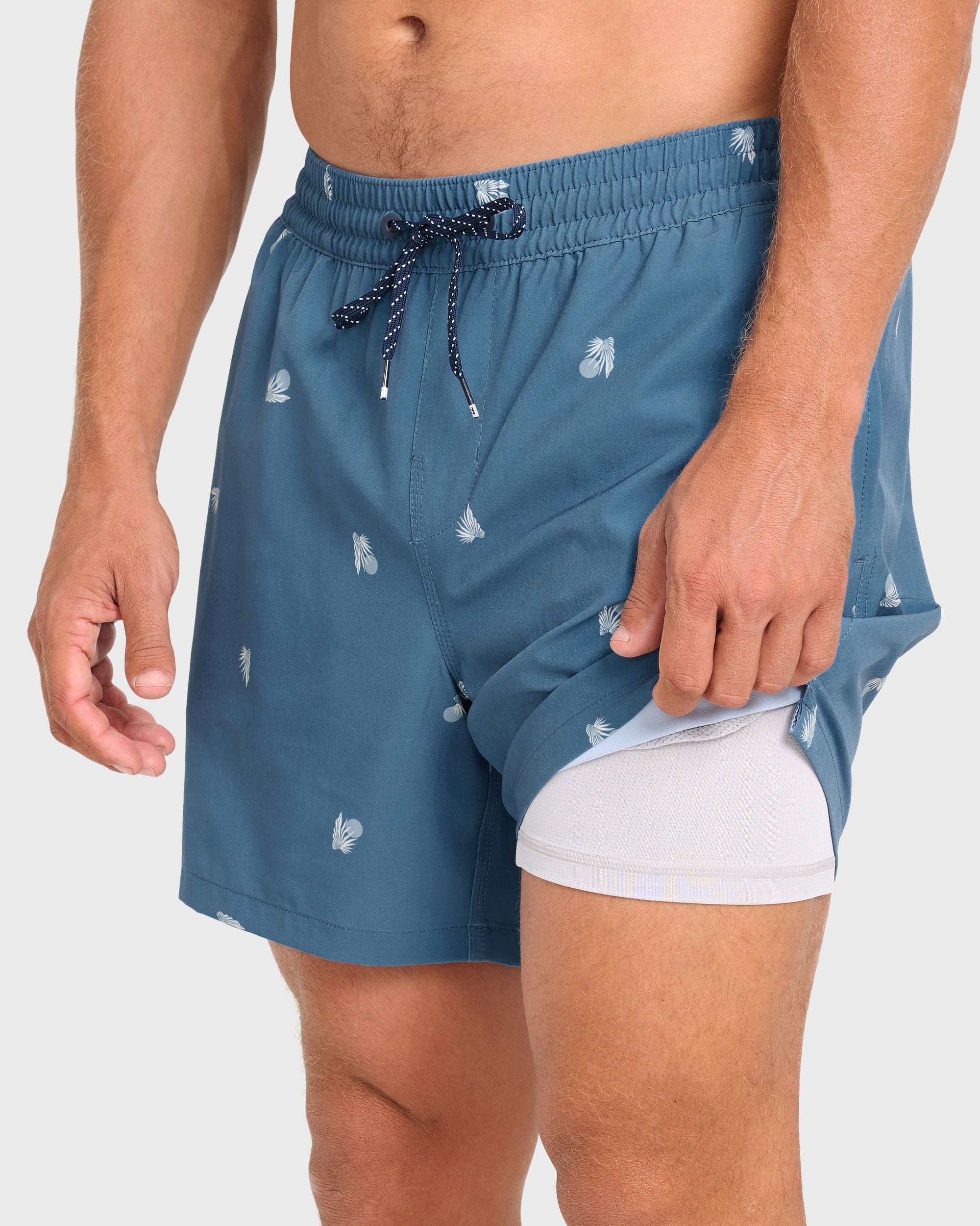Lineup Laybacks 16 Swim Trunks - Real Teal