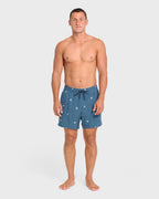 Lineup Laybacks 16 Swim Trunks - Real Teal