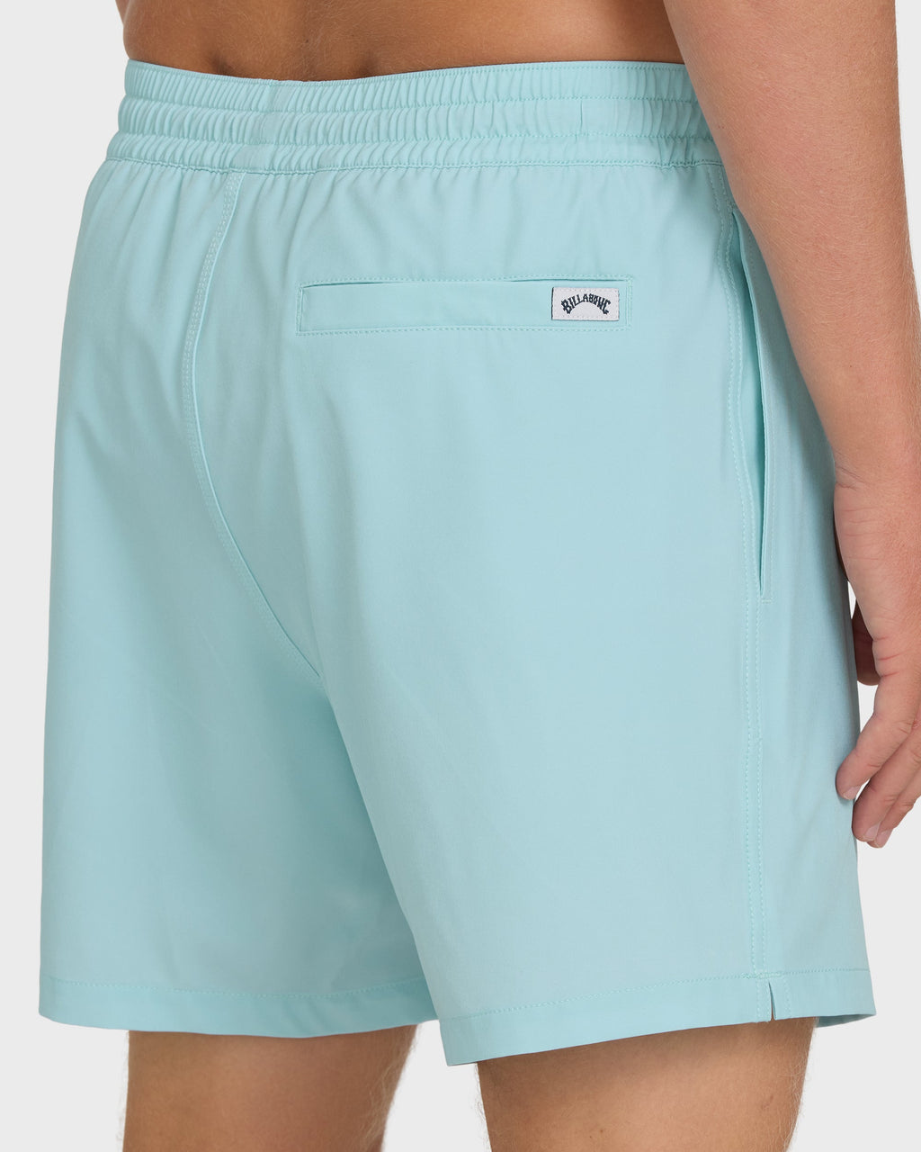 Lineup Solid Layback 16 Trunks - Dusty Blue