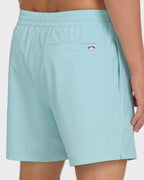 Lineup Solid Layback 16 Trunks - Dusty Blue