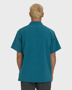 A/Div Surftrek Transit Short Sleeve Woven Shirt - Tropical Teal