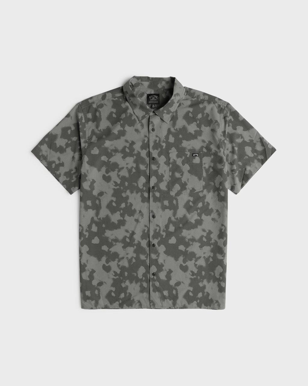 Adventure Division Surftrek Perforated Short Sleeve Woven Shirt - Black