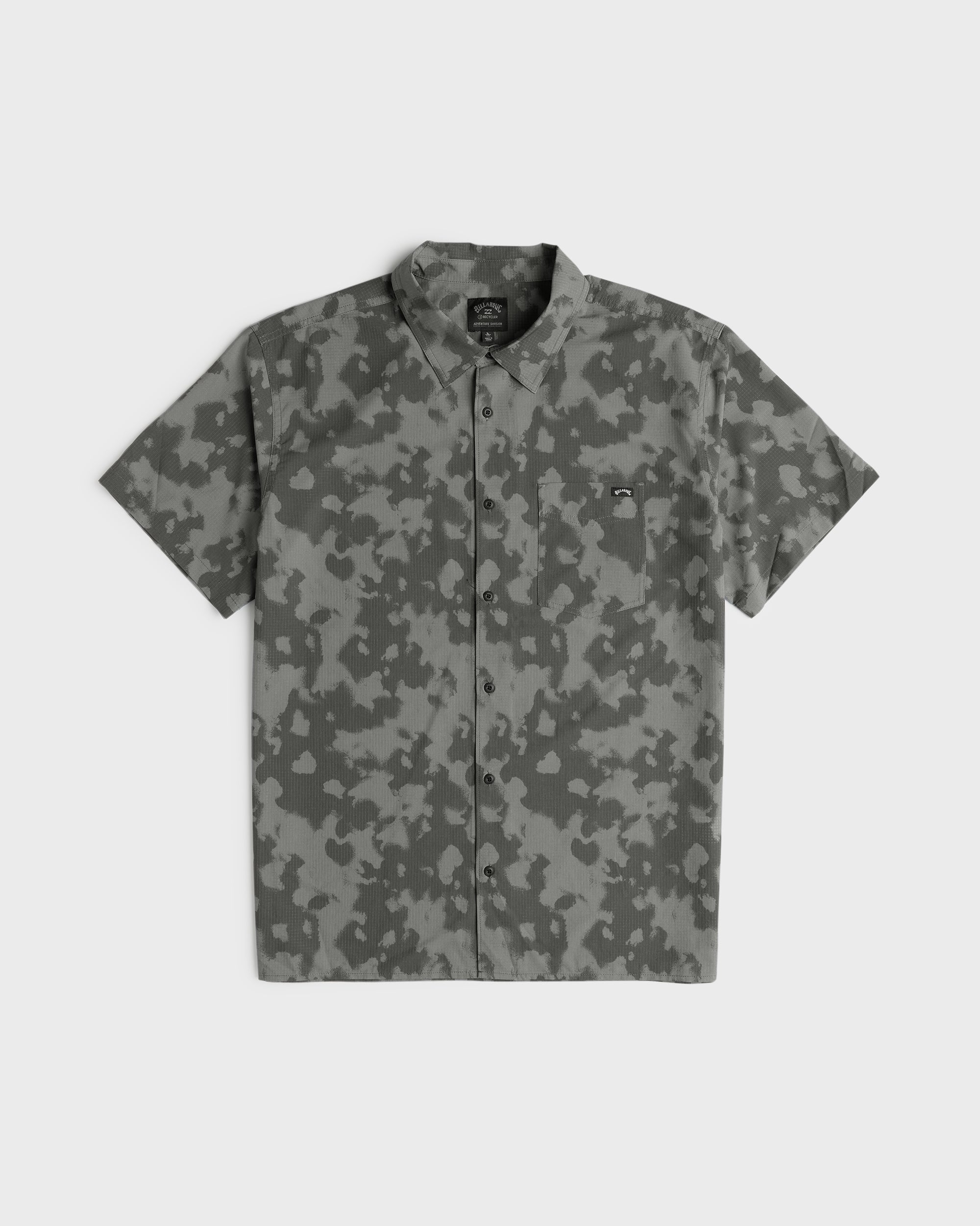 Adventure Division Surftrek Perforated Short Sleeve Woven Shirt - Black