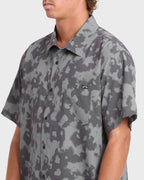 Adventure Division Surftrek Perforated Short Sleeve Woven Shirt - Black