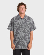 Adventure Division Surftrek Perforated Short Sleeve Woven Shirt - Black