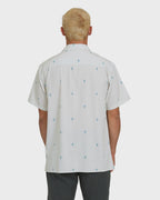 A/Div Surftrek Perforated Short Sleeve Woven Shirt - Oatmeal