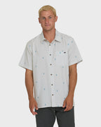 A/Div Surftrek Perforated Short Sleeve Woven Shirt - Oatmeal