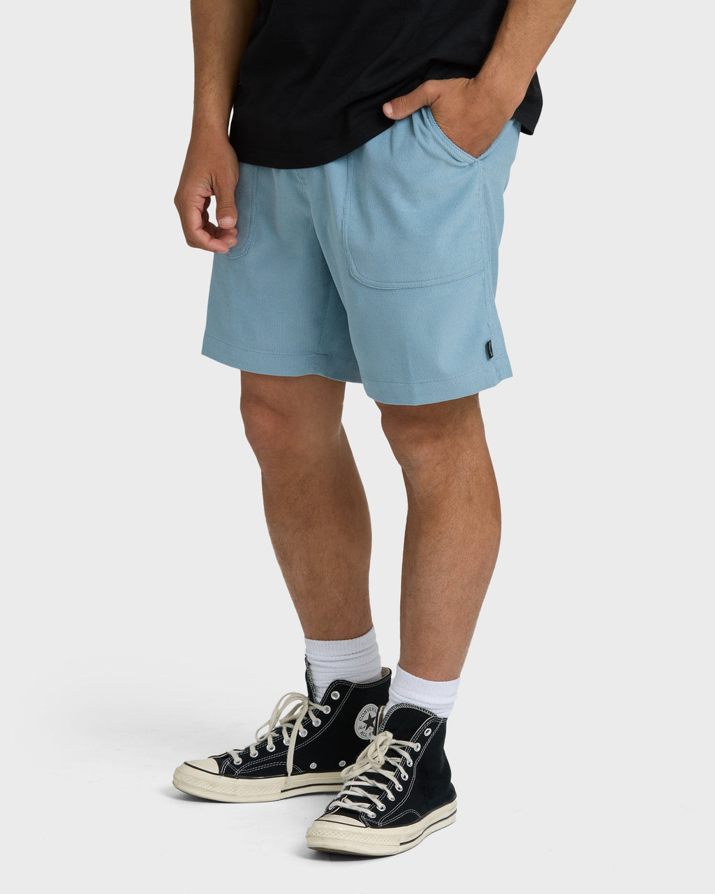 De La Cruz Cord 18 Hybrid Shorts - Blue Fog