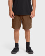 De La Cruz Cord 18 Amphibian Hybrid Shorts - Sepia