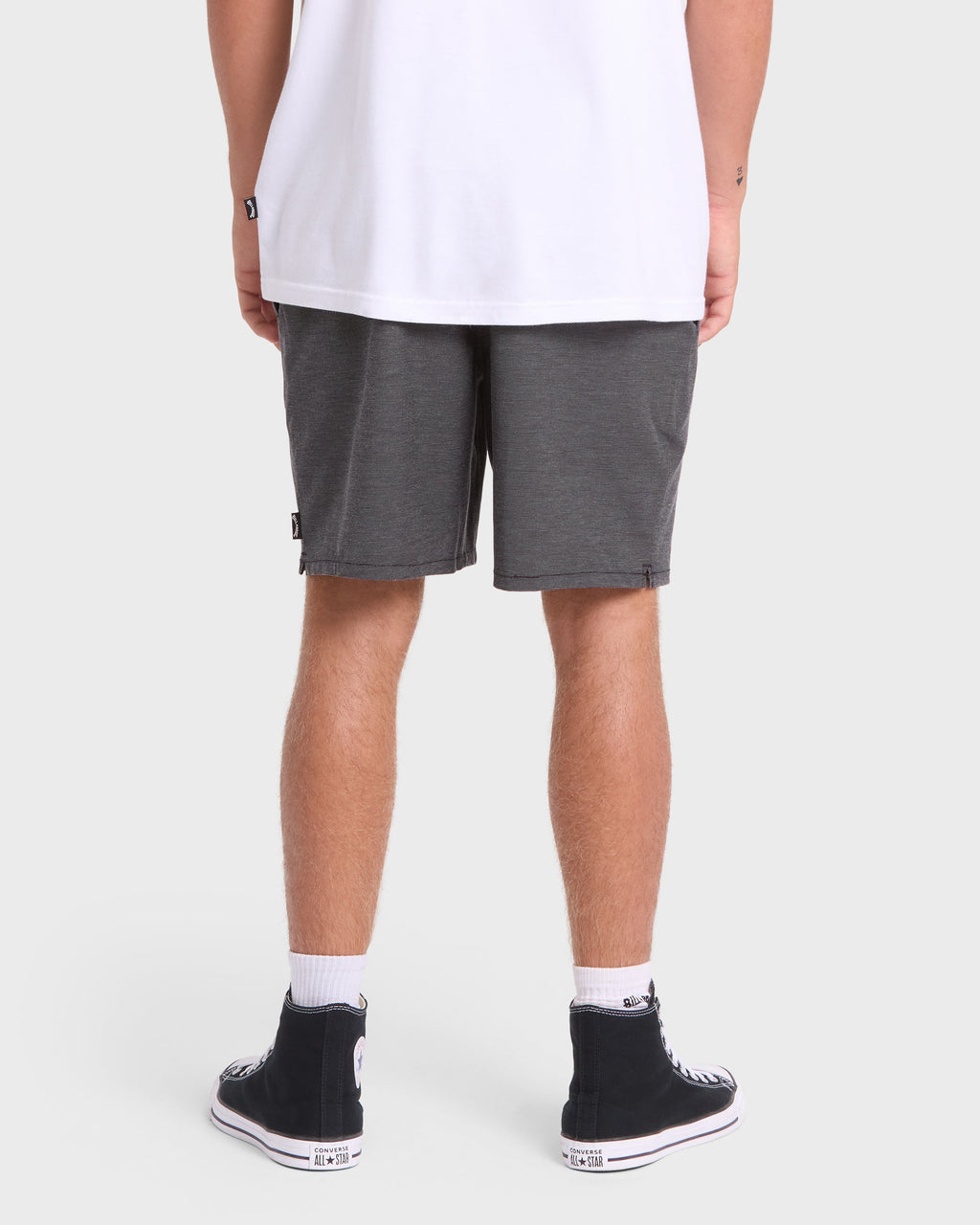Crossfire Elastic Wave Washed 18 Amphibian Hybrid Shorts - Black