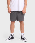 Crossfire Elastic Wave Washed 18 Amphibian Hybrid Shorts - Black