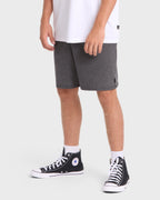 Crossfire Elastic Wave Washed 18 Amphibian Hybrid Shorts - Black