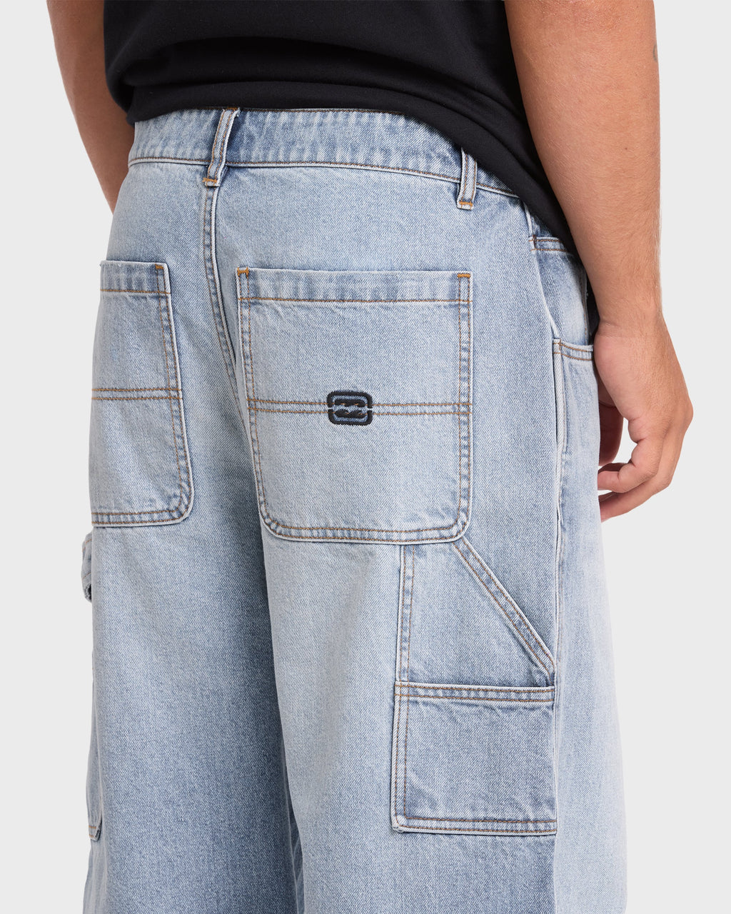 Bad Dog Carpenter Pants - Bleached Blue Wash