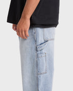 Bad Dog Carpenter Pants - Bleached Blue Wash