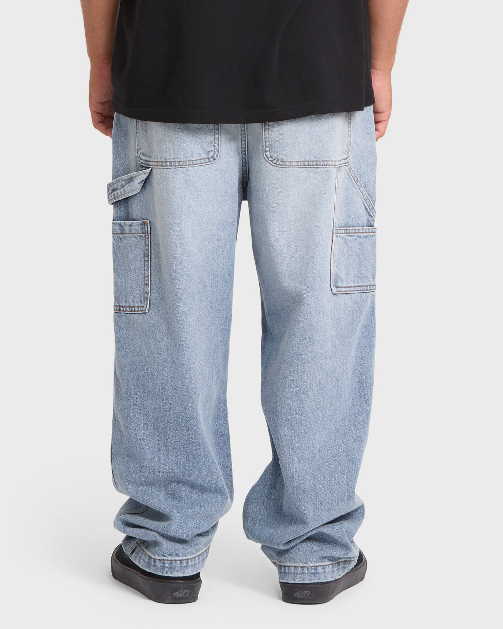 Bad Dog Carpenter Pants - Bleached Blue Wash