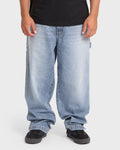 Bad Dog Carpenter Pants - Bleached Blue Wash