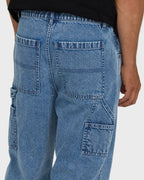 Bad Dog Carpenter Pants - Faded Denim