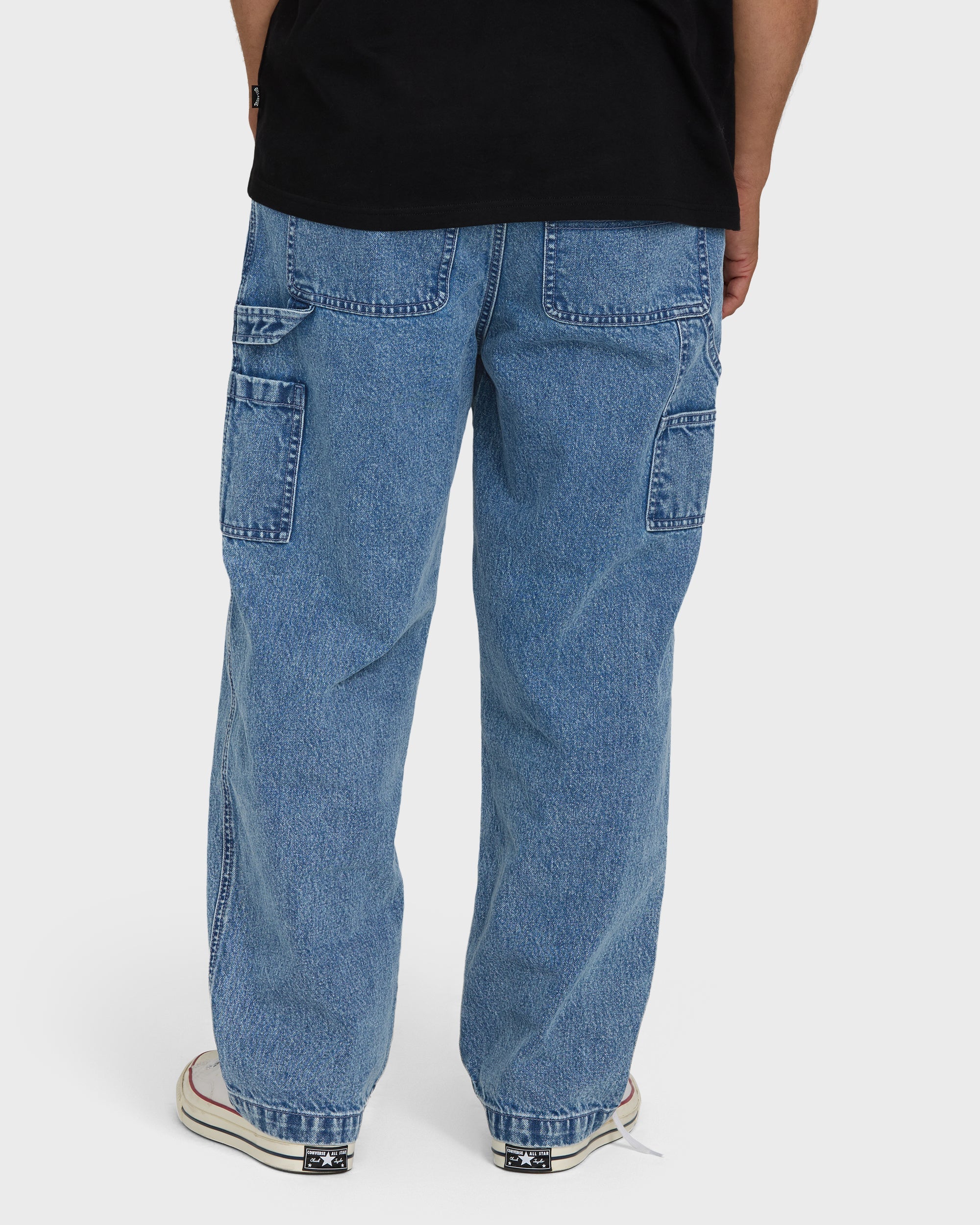 Bad Dog Carpenter Pants - Faded Denim