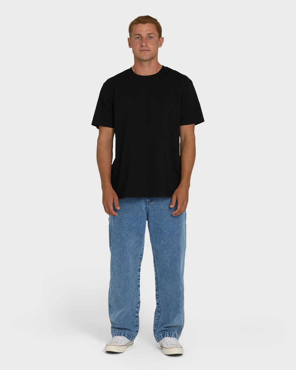 Bad Dog Carpenter Pants - Faded Denim