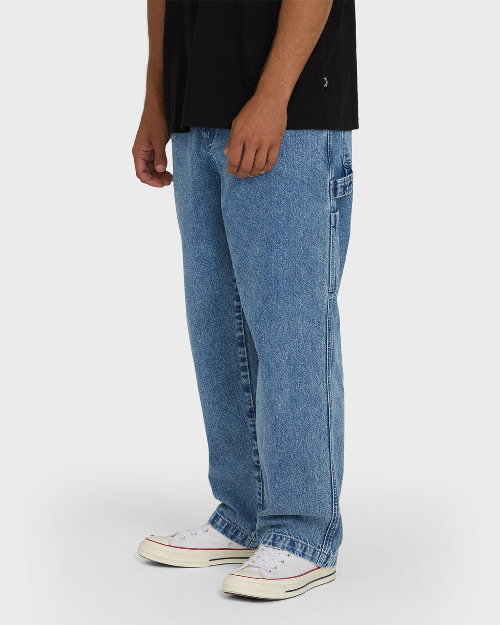 Bad Dog Carpenter Pants - Faded Denim