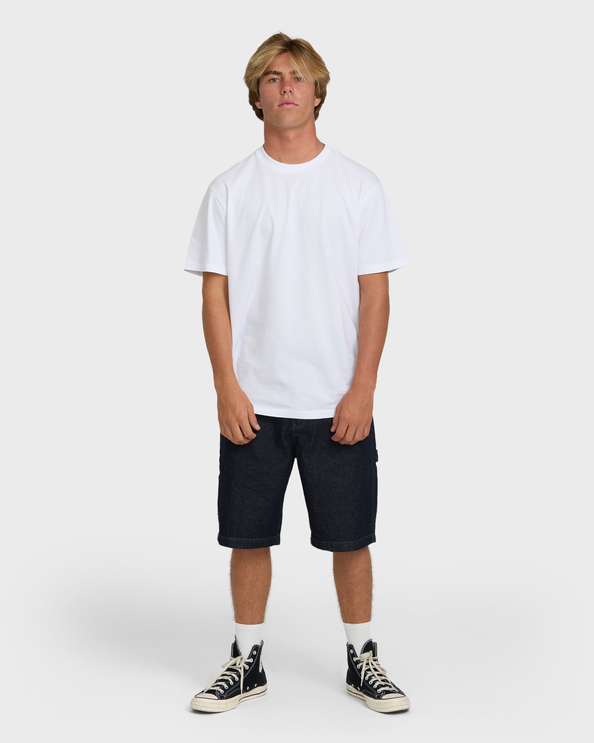 Bad Dog 22 Denim Shorts - Dark Denim