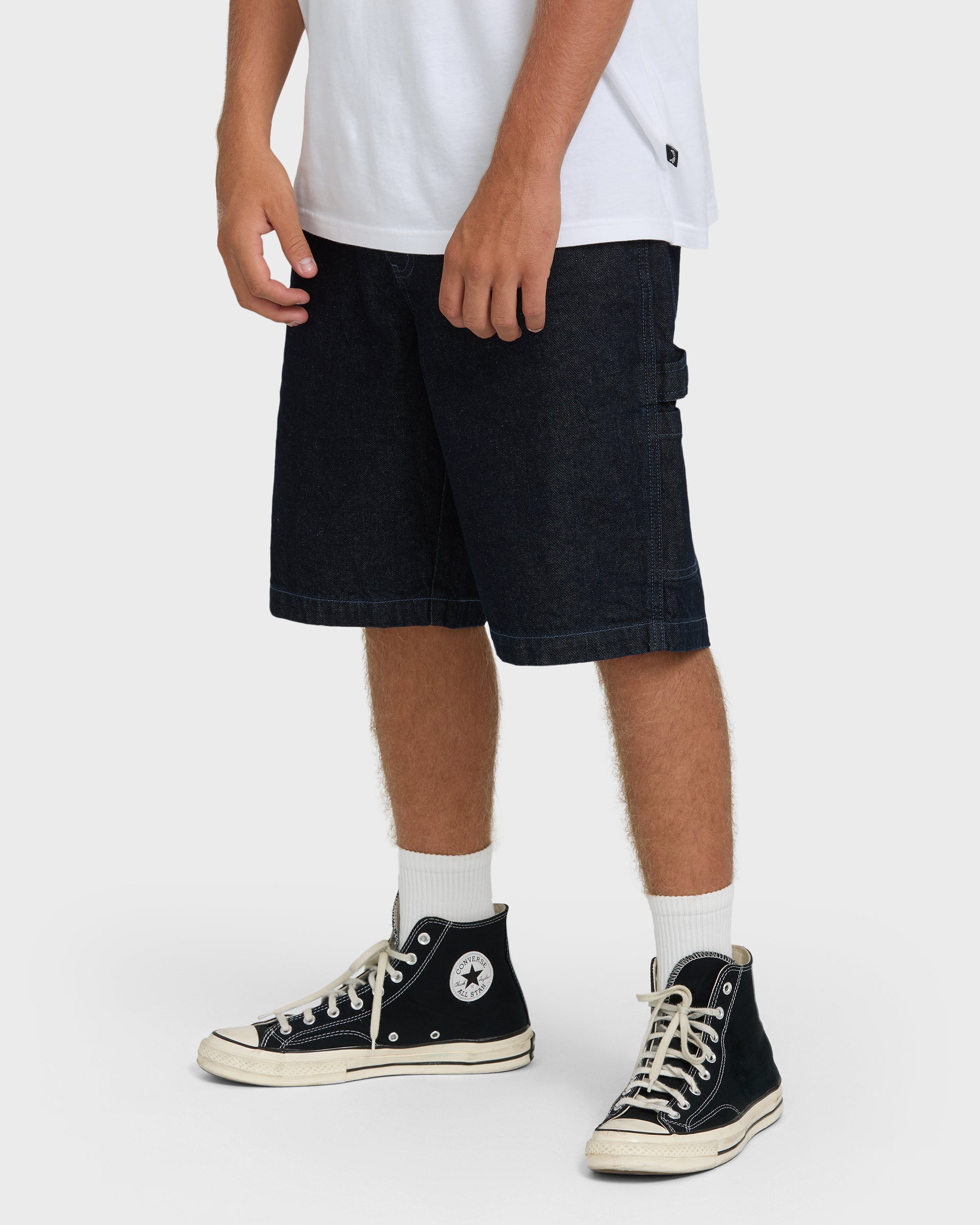 Bad Dog 22 Denim Shorts - Dark Denim