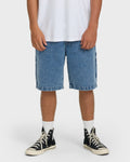 Bad Dog 22 Denim Shorts - Faded Denim