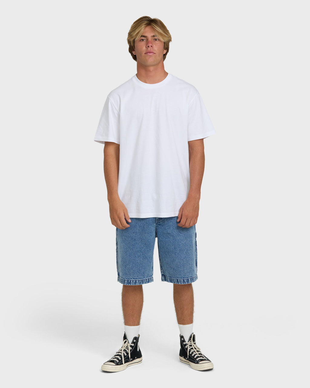 Bad Dog 22 Denim Shorts - Faded Denim