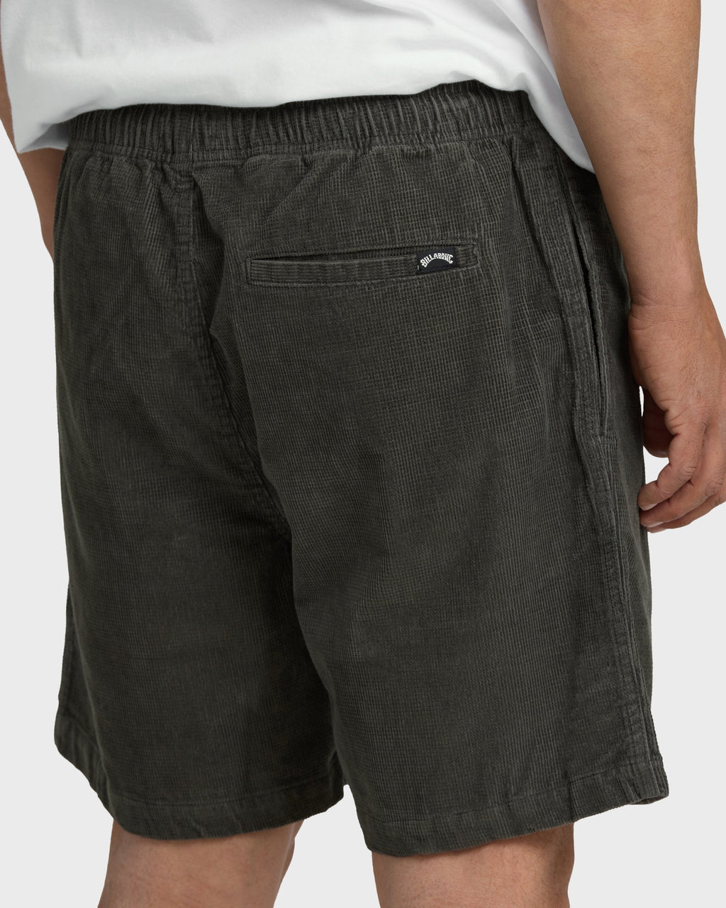 Larry Layback 17 Corduroy Shorts - Dark Gray