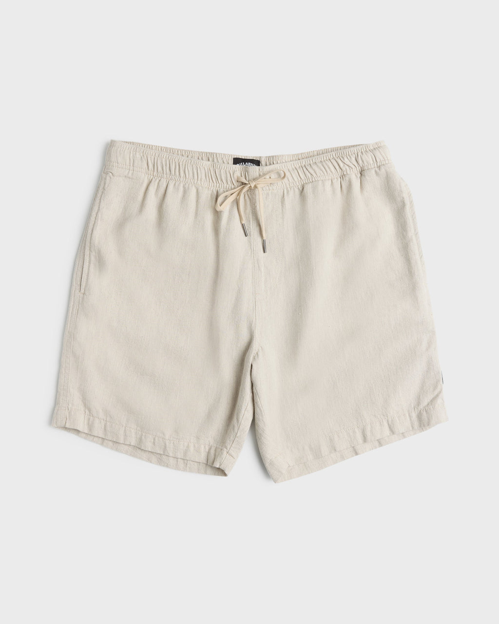 San O Layback Linen Shorts - Oatmeal Heather