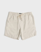 San O Layback Linen Shorts - Oatmeal Heather