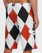A.I. Diamonds Pro Boardshorts - True Red