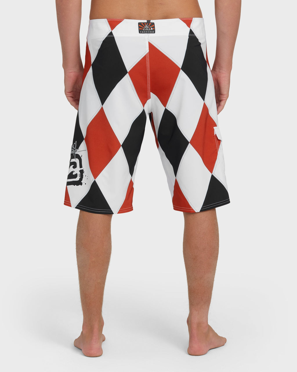 A.I. Diamonds Pro Boardshorts - True Red