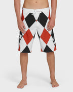 A.I. Diamonds Pro Boardshorts - True Red