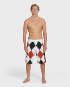 A.I. Diamonds Pro Boardshorts - True Red