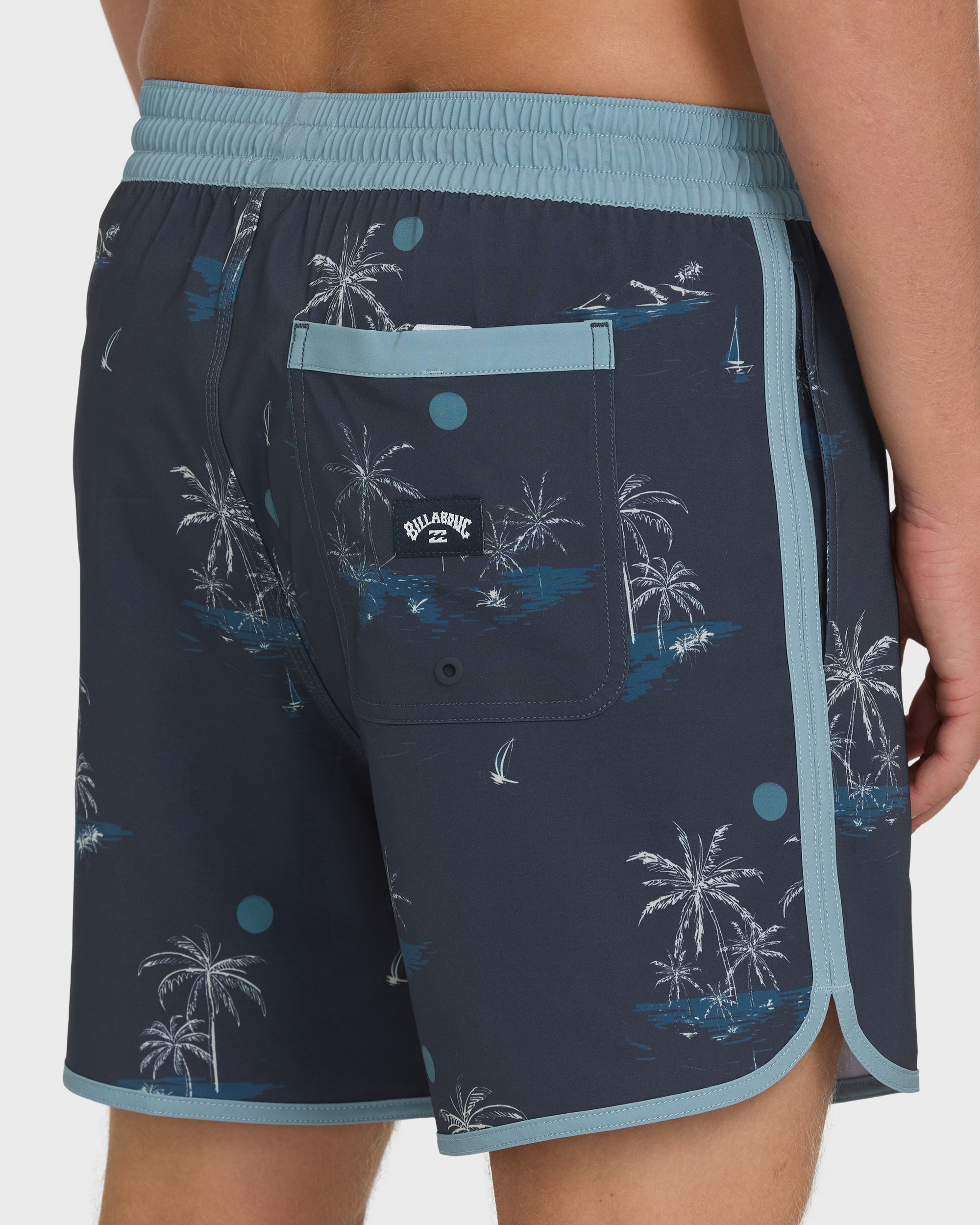 Seventy Three Layback 16 Trunks - True Navy