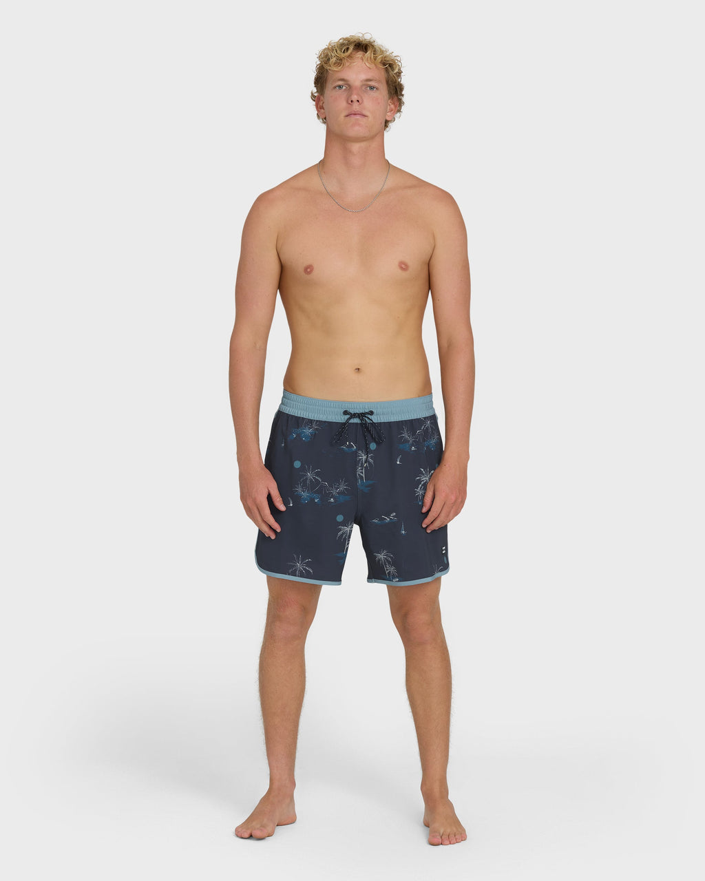 Seventy Three Layback 16 Trunks - True Navy