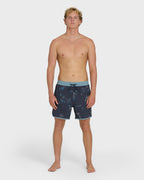 Seventy Three Layback 16 Trunks - True Navy