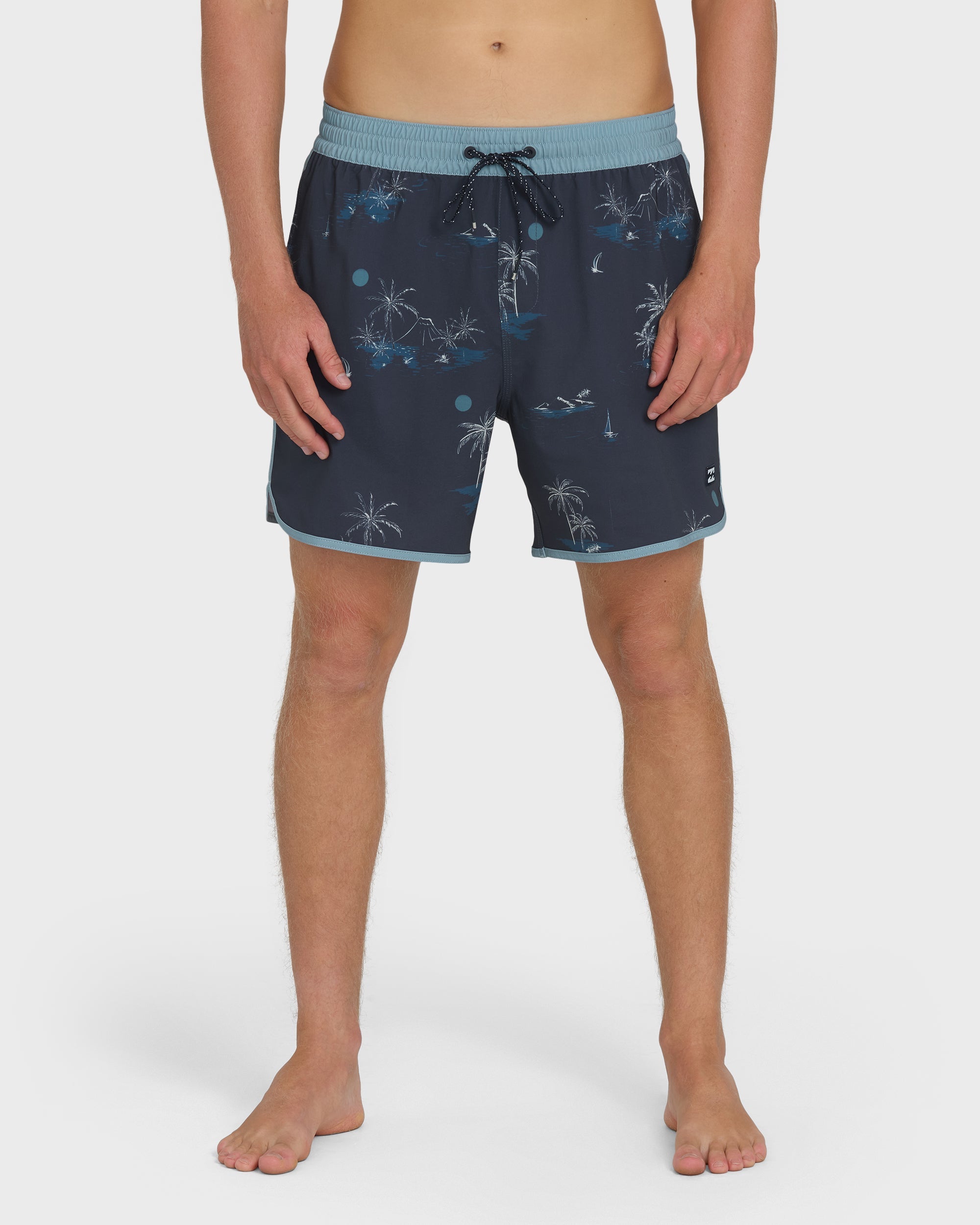 Seventy Three Layback 16 Trunks - True Navy
