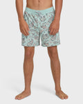 Good Times Layback 16 Trunks - Clearly Aqua