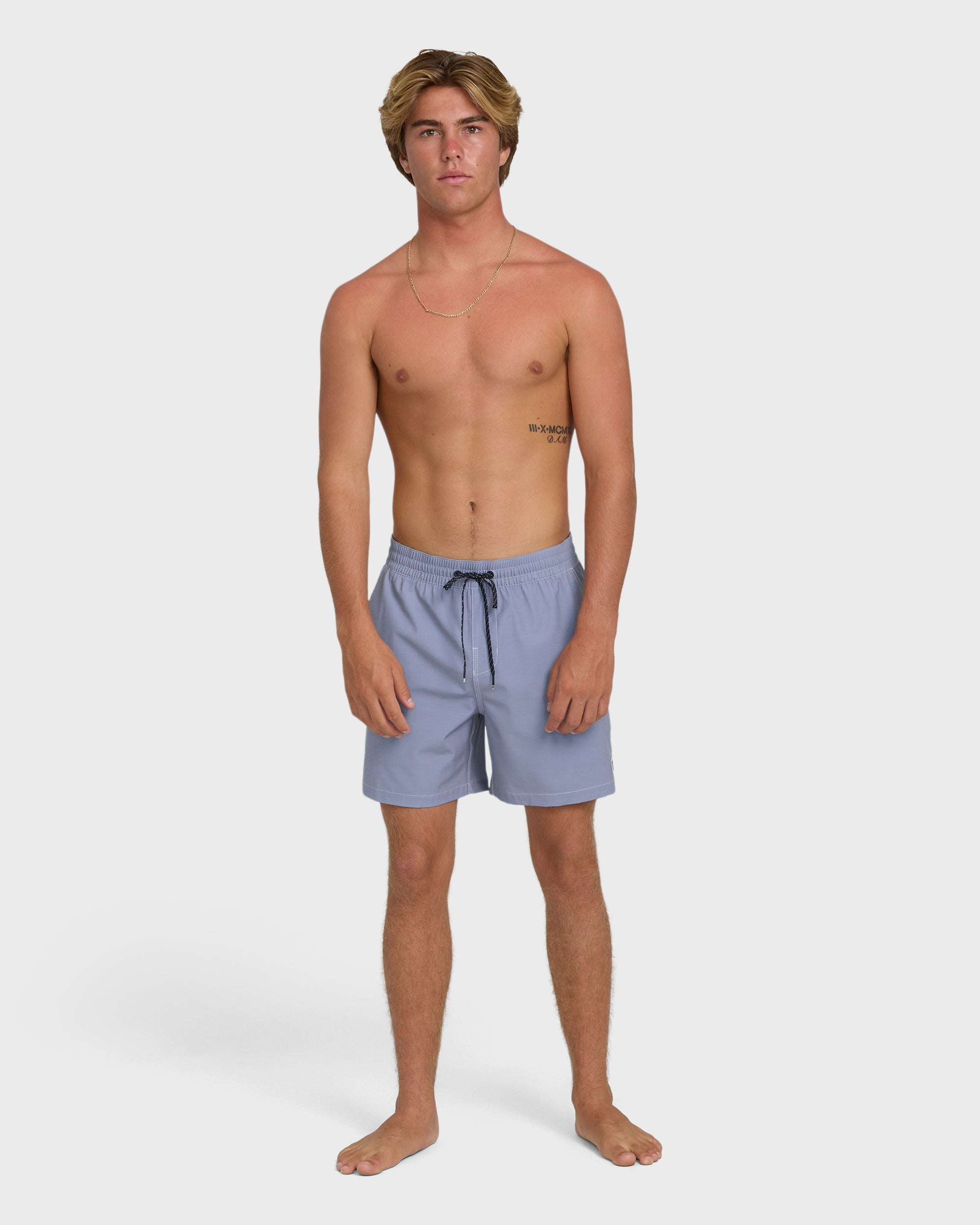 Every Other Day Wave Washed Layback 16 Trunks - Blue Horizon