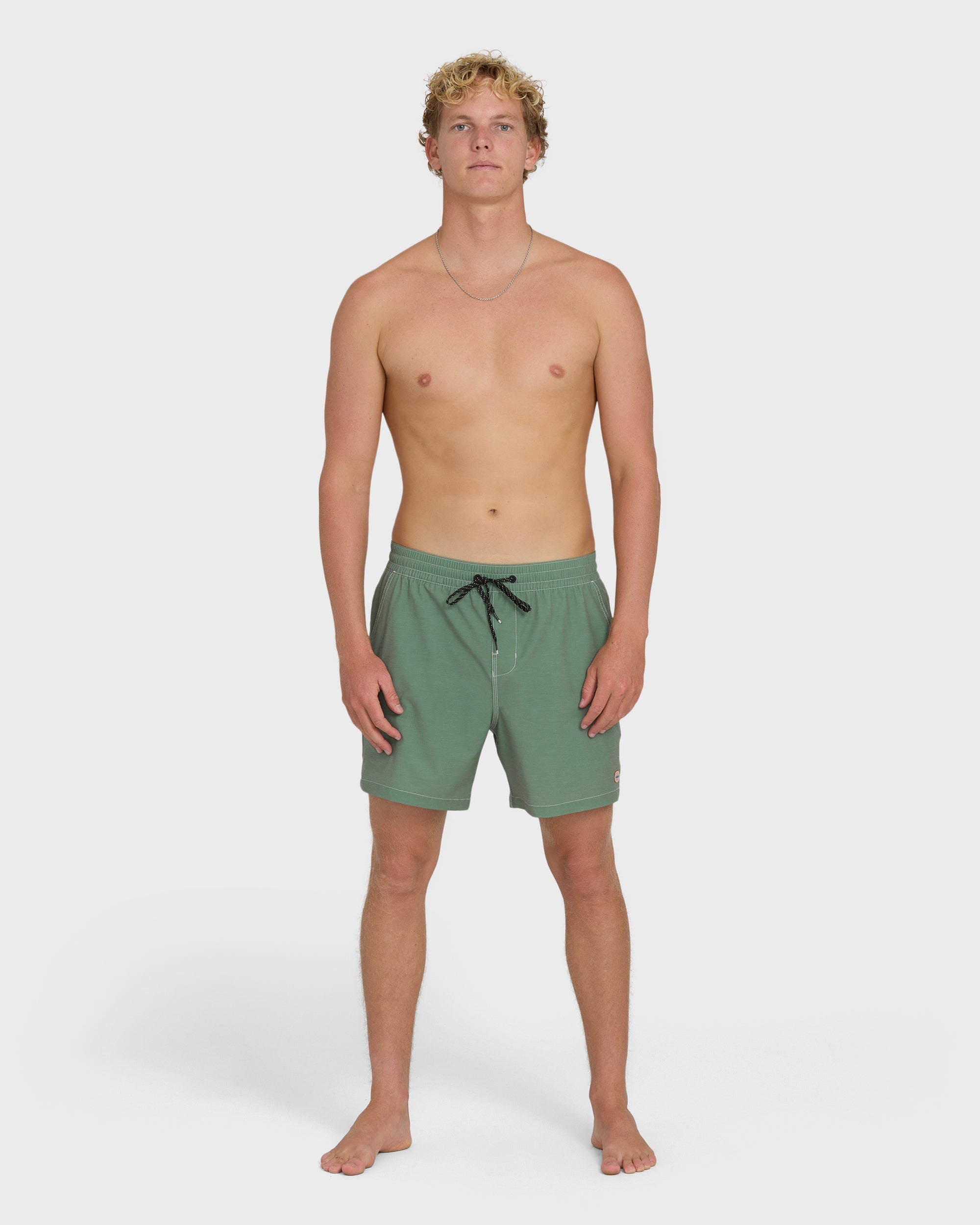Every Other Day Wave Washed Layback 16 Trunks - Sea Spray