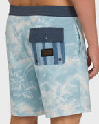 True North Garage Lo Tide 18 Boardshorts - Blue Fog