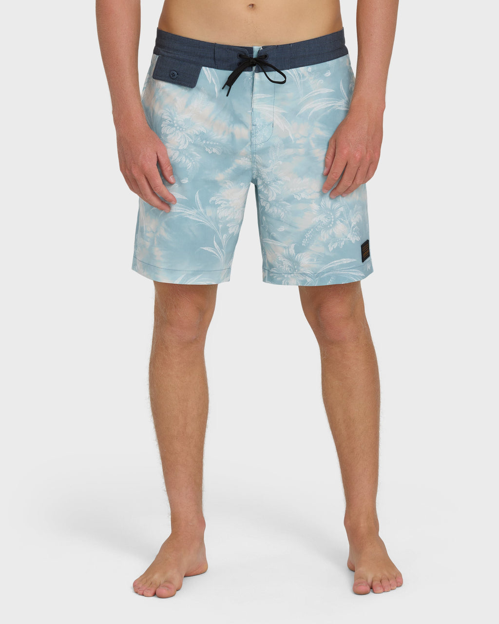 True North Garage Lo Tide 18 Boardshorts - Blue Fog